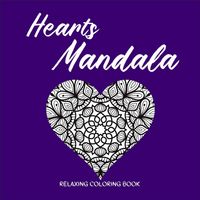 Produktbild: HEARTS MANDALA Relaxing Coloring Book