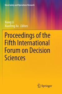 Produktbild: Proceedings of the Fifth International Forum on Decision Sciences
