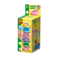 Produktbild: Fingerfarbe Pastell 6 Farben x 45 ml