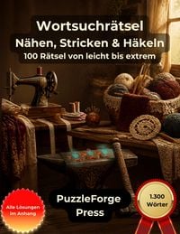 Produktbild: Wortsuchr&auml;tsel - N&auml;hen, Stricken und H&auml;keln