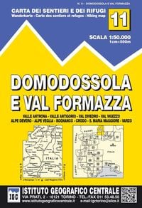 Produktbild: IGC Italien 1 : 50 000 Wanderkarte 11 Domodossola