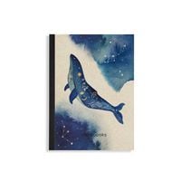 Produktbild: Matabooks &ndash; Nachhaltiges A6 Notizbuch/Skizzenbuch/Tagebuch/Bullet Journal/Schreibheft aus Graspapier &ndash; Steifbroschur Dahara Farbe: Lunar Mystic Blue