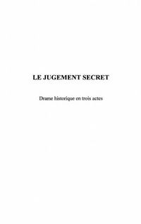 Produktbild: Jugement secret