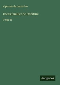 Produktbild: Cours familier de litt&eacute;rture