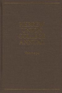 Produktbild: Hebrew Union College Annual Vol. 94 (2023)