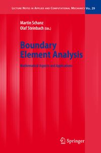 Produktbild: Boundary Element Analysis