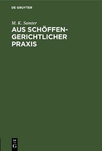 Produktbild: Aus sch&ouml;ffengerichtlicher Praxis