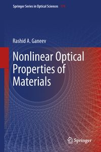Produktbild: Nonlinear Optical Properties of Materials