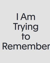 Produktbild: Christoph Gn&auml;dig, Anne K&ouml;nig: I Am Trying to Remember