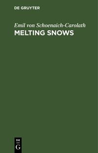 Produktbild: Melting Snows