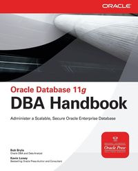 Produktbild: Oracle Database 11g DBA Handbook