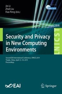 Produktbild: Security and Privacy in New Computing Environments