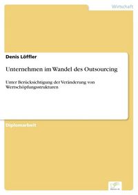 Produktbild: Unternehmen im Wandel des Outsourcing