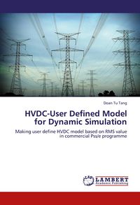 Produktbild: HVDC-User Defined Model for Dynamic Simulation