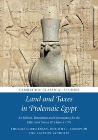 Produktbild: Land and Taxes in Ptolemaic Egypt