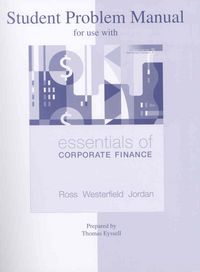 Produktbild: Student Problem Manual to Accompany Essentials of Corporate Finance