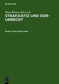 Produktbild: Strafjustiz und DDR-Unrecht / MfS-Straftaten