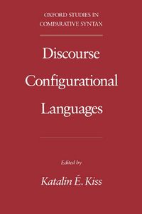 Produktbild: Discourse Configurational Languages