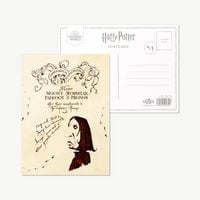 Produktbild: Die Karte des Rumtreibers: "Nachricht an Professor Snape" Postkarte