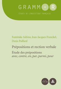 Produktbild: Pr&eacute;positions et rection verbale