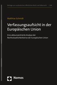 Produktbild: Verfassungsaufsicht in der Europ&auml;ischen Union