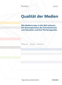 Produktbild: Wie Mediennutzer in die Welt schauen: