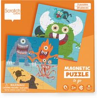 Bild vom Artikel Scratch - Reise-Magnetpuzzle Monster 20 Teile vom Autor 