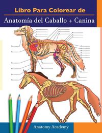 Produktbild: Libro para colorear de Anatom&iacute;a del Caballo + Canina