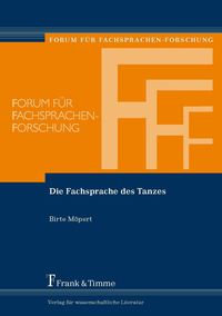 Produktbild: Die Fachsprache des Tanzes