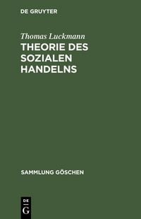Produktbild: Theorie des sozialen Handelns