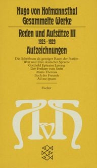Produktbild: Reden und Aufs&auml;tze III
