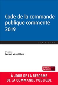 Produktbild: Code de la Commande Publique Commente (Edition 2019)