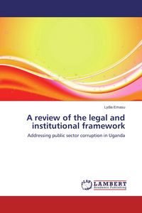 Produktbild: A review of the legal and institutional framework