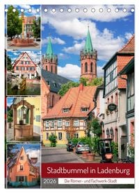 Produktbild: Stadtbummel in Ladenburg - Die R&ouml;mer- und Fachwerk-Stadt (Tischkalender 2026 DIN A5 hoch), CALVENDO Monatskalender
