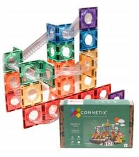 Produktbild: Connetix Magnetbausteine Kugelbahn Rainbow Ball Run Pack 92 Teile