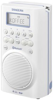 Produktbild: Sangean H205 Badradio DAB+, UKW Bluetooth&reg; wasserdicht Wei&szlig;
