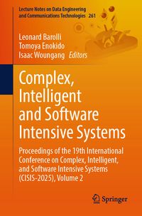 Produktbild: Complex, Intelligent and Software Intensive Systems