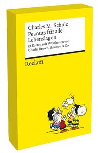 Produktbild: Peanuts f&uuml;r alle Lebenslagen. 52 Karten mit Weisheiten von Charlie Brown, Snoopy & Co.