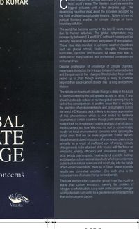 Produktbild: Global Climate Change Insights, Impacts and Concerns