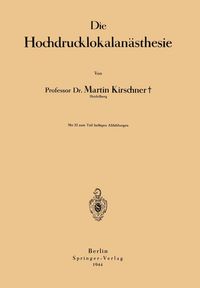 Produktbild: Die Hochdrucklokalan&auml;sthesie