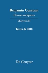 Produktbild: Textes de 1818