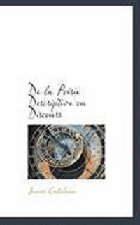 Produktbild: De La Po Sie Descriptive Ou Discours