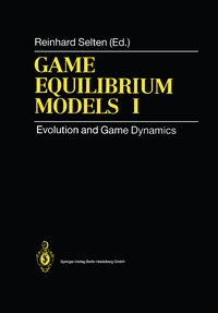 Produktbild: Game Equilibrium Models I