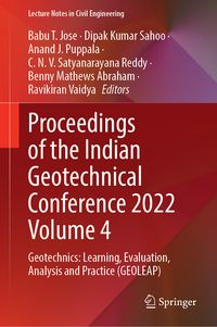 Produktbild: Proceedings of the Indian Geotechnical Conference 2022 Volume 4
