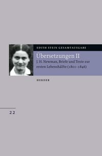 Produktbild: &Uuml;bersetzung von John Henry Newman, Briefe und Texte zur ersten Lebensh&auml;lfte (1801-1846)