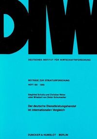 Produktbild: Der deutsche Dienstleistungshandel im internationalen Vergleich.