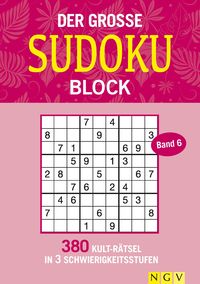 Produktbild: Der gro&szlig;e Sudoku Block Band 6
