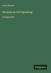 Produktbild: Sermons on Evil-Speaking