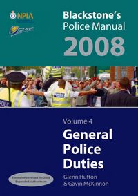 Produktbild: Blackstone's Police Manual Volume 4: General Police Duties 2008