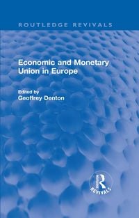 Produktbild: Economic and Monetary Union in Europe